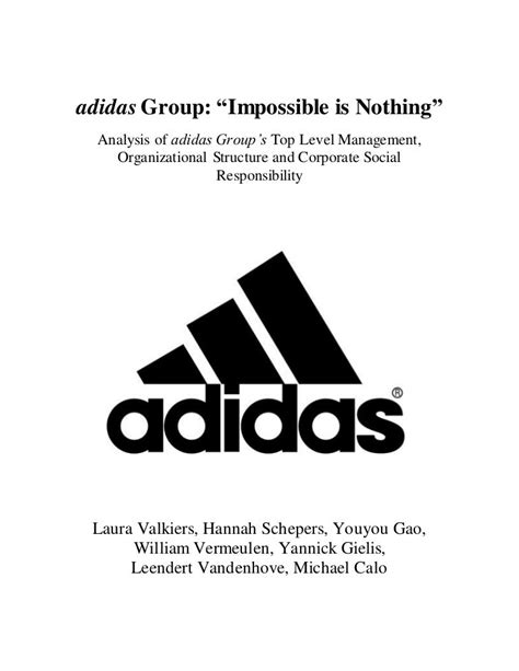 adidas werkomstandigheden|adidas performance management team.